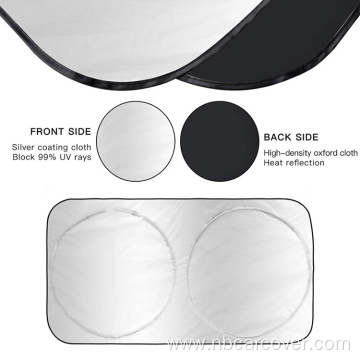 Auto Heat Shield Front Window One Piece Sunshade